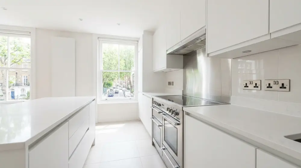 Kitchen after professional cleaning